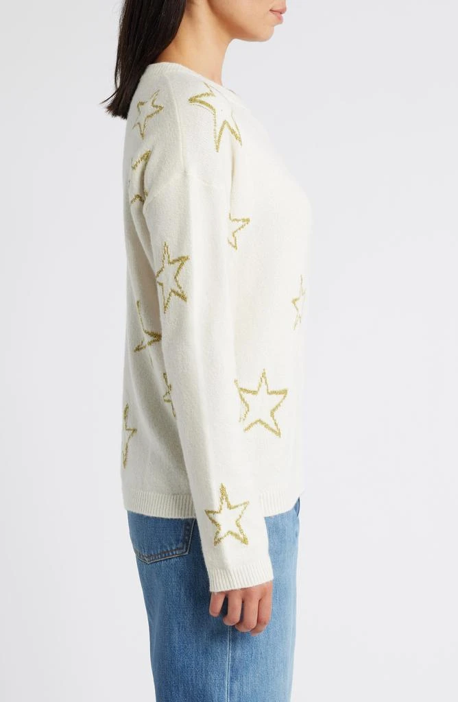 Caslon Star Jacquard Sweater 3