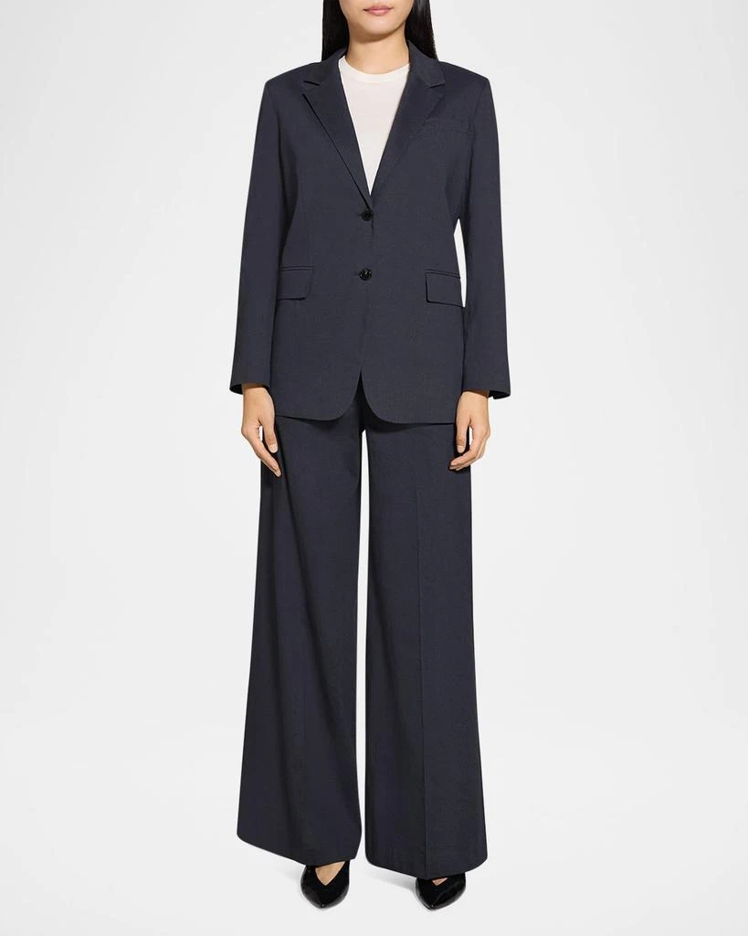 Theory Oversized Crunch Linen Blazer 2