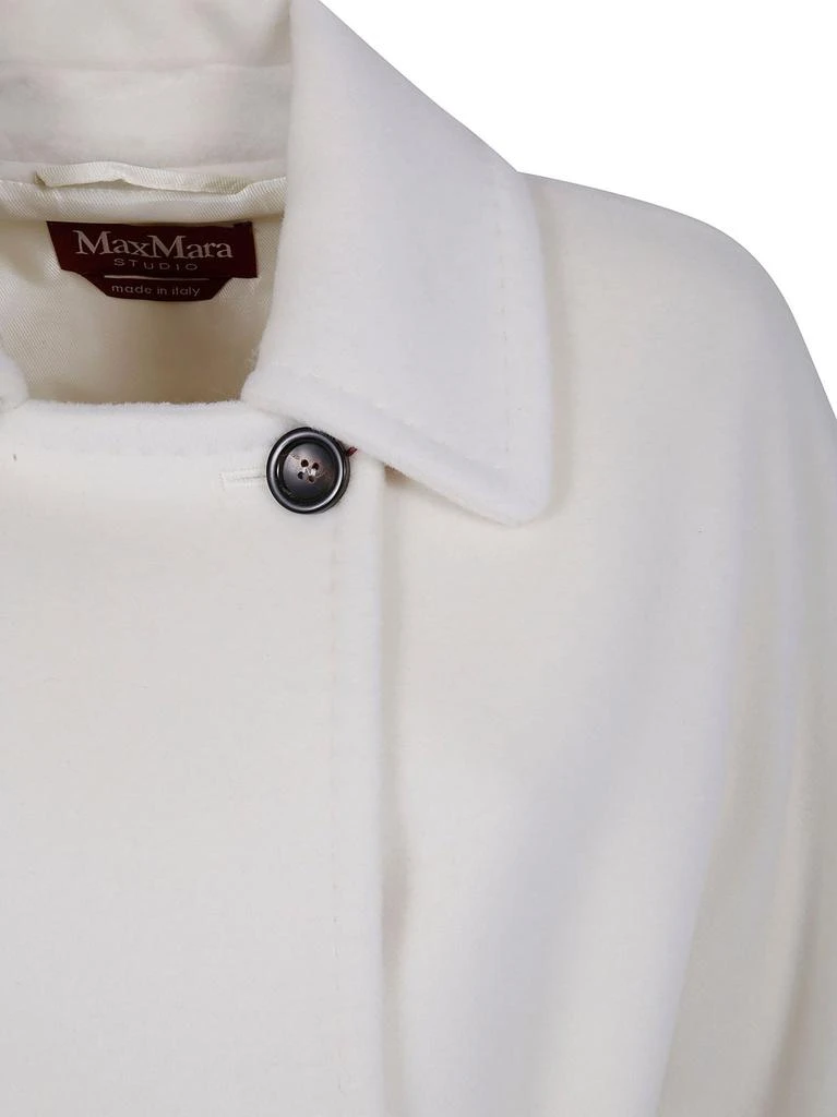 Max Mara Max Mara Studio Tenzone Tied-Waist Long-Sleeved Coat 3