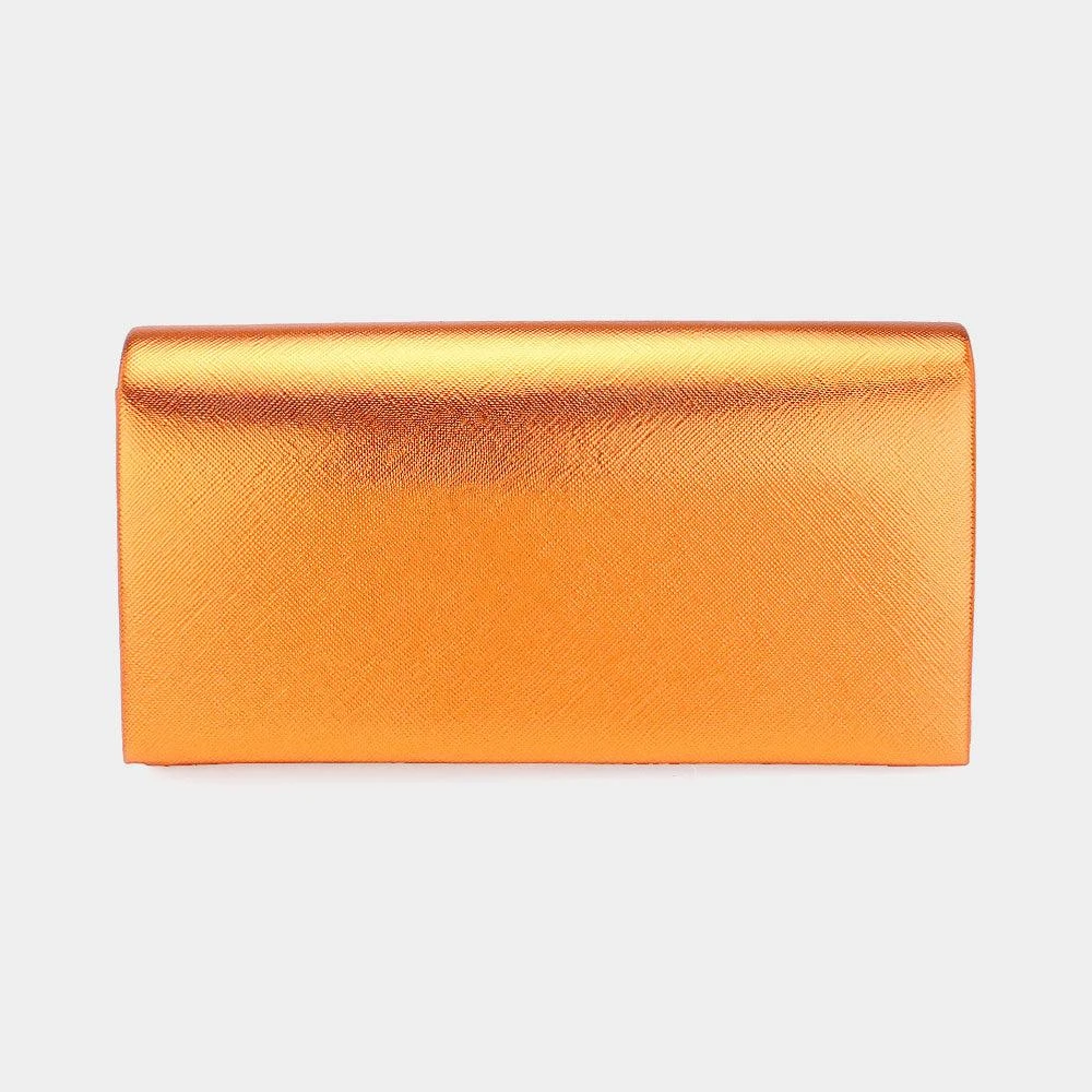 FASHNZFAB Metallic Clutch Bag / Crossbody Bag