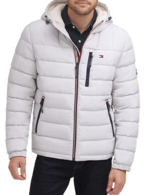 Tommy Hilfiger Faux Fur Hooded Puffer Jacket 1