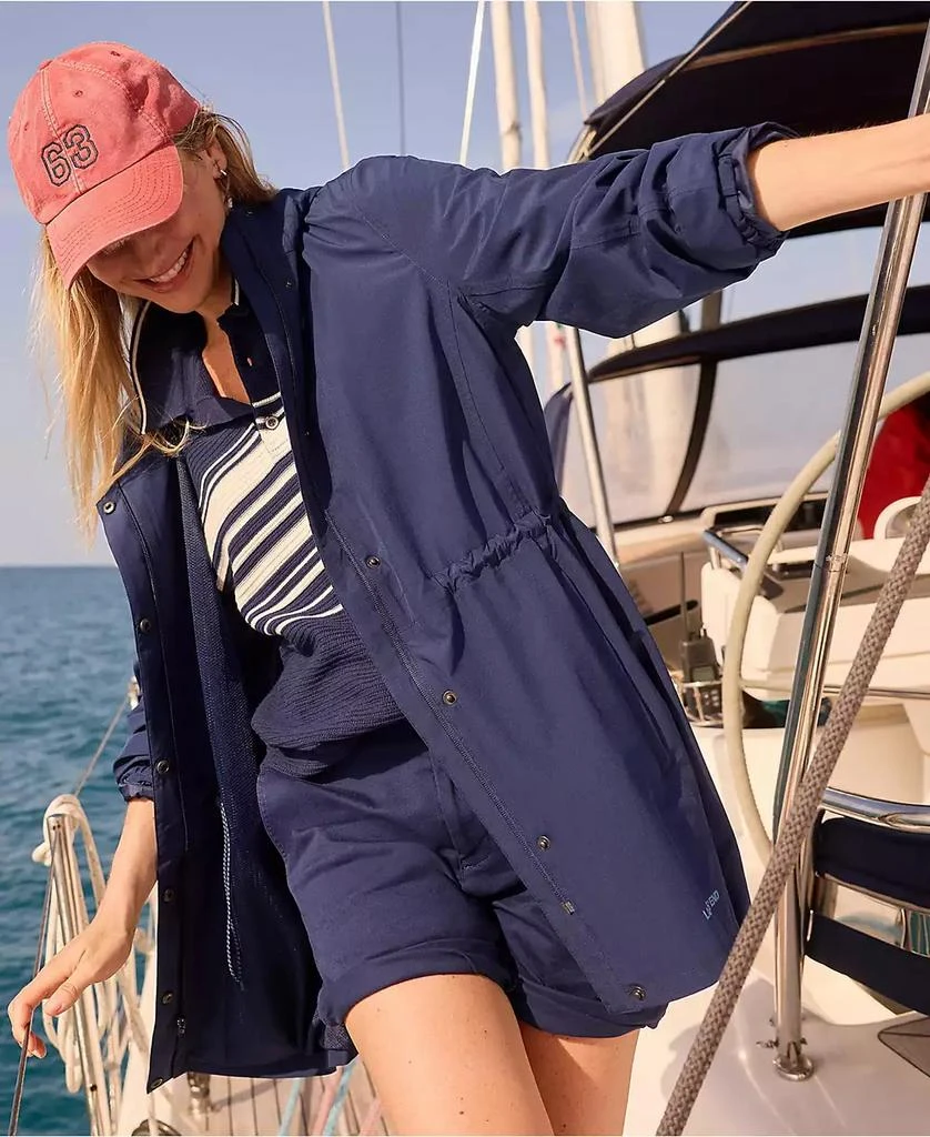 Lands
 End Women
s Tall Squall Packable Waterproof Raincoat 4