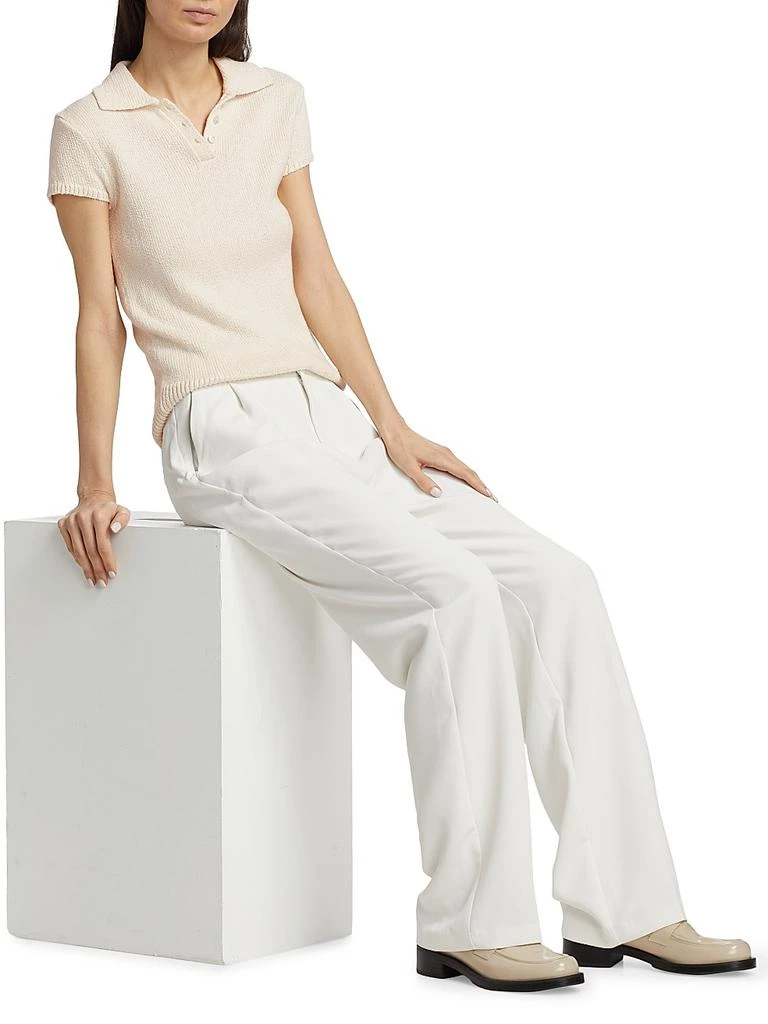 Theory Knit Cotton & Wool Polo 2