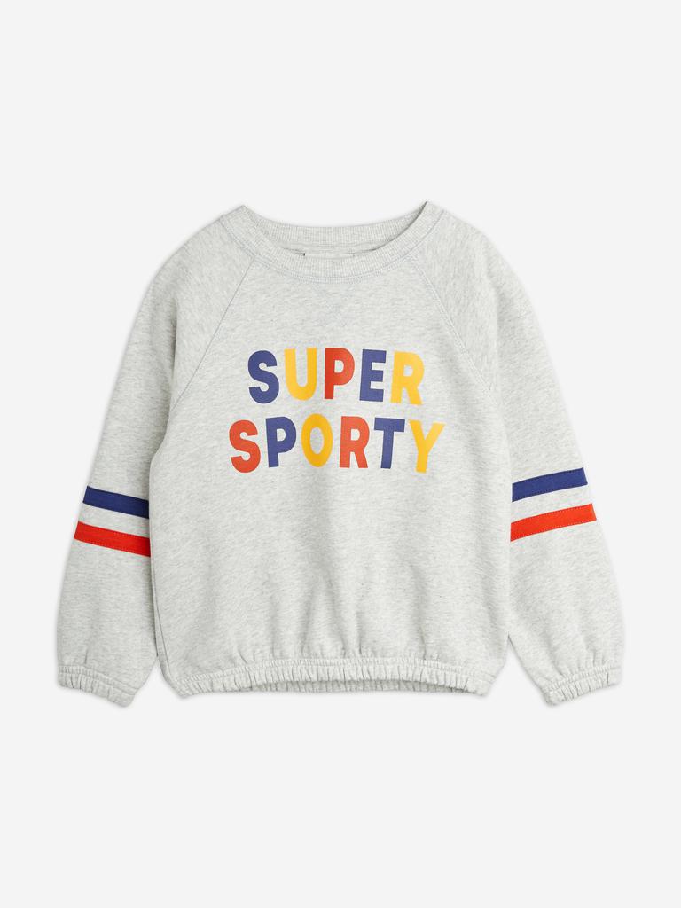 Mini Rodini Kids Super Sporty Sweatshirt in Grey