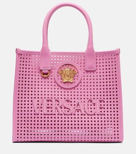 Versace La Medusa Small leather tote bag 1