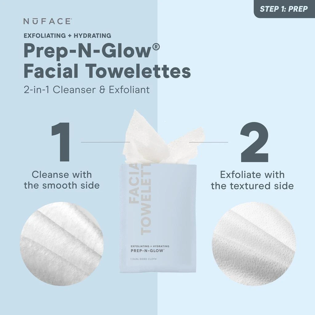 NuFACE NuFACE Prep-N-Glow Facial Towelette 7