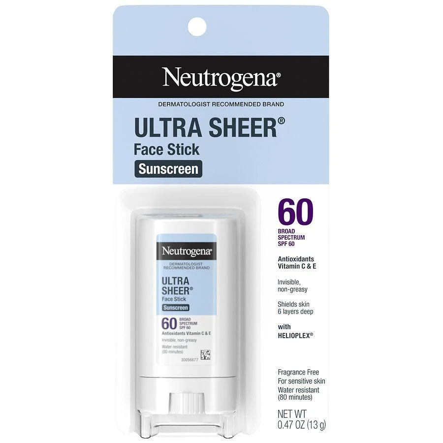 Neutrogena Ultra Sheer Face Sunscreen Stick SPF 60 1