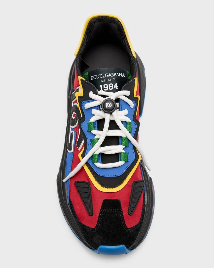 Dolce & Gabbana Men's Airmaster Mixed Media Fashion Sneakers 6