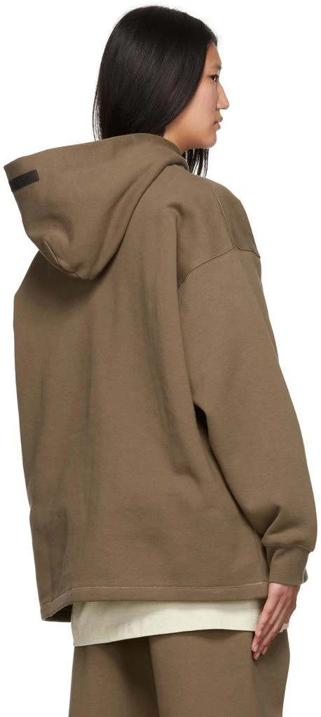 Fear of God ESSENTIALS Brown Relaxed Hoodie 3