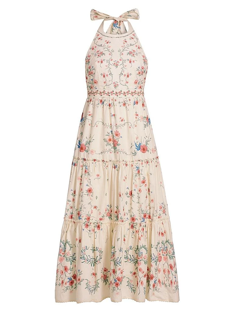 Agua by Agua Bendita Consuelo Mosqueta Floral Midi-Dress 1