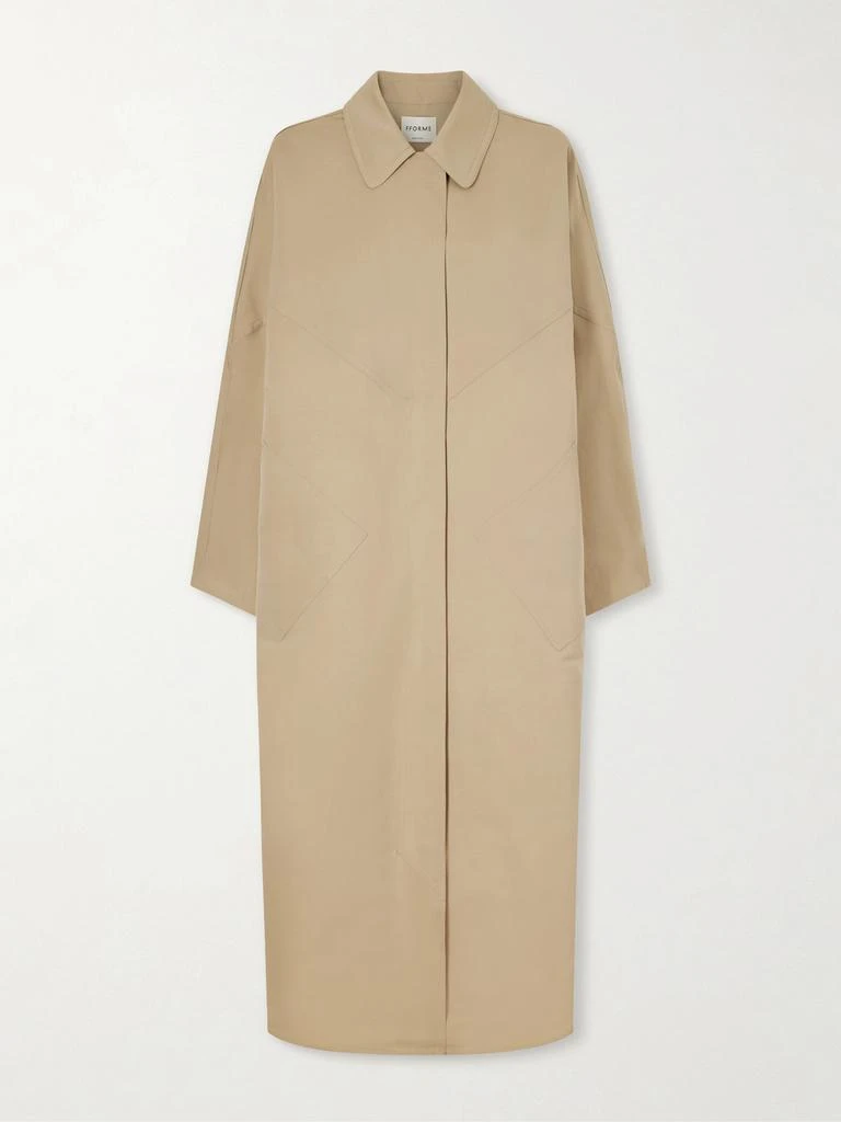 FFORME Vada Cotton-silk Faille Parka - Sand - IT40