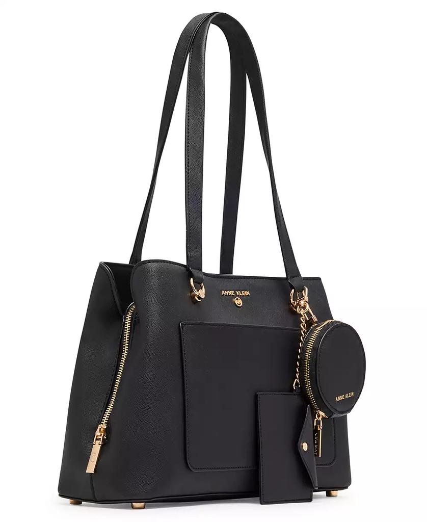 Anne Klein Medium Triple Compartment Satchel Bag