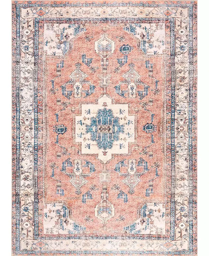 nuLOOM Aurora HJAU18A Machine-Washable 5' x 8' Area Rug 1