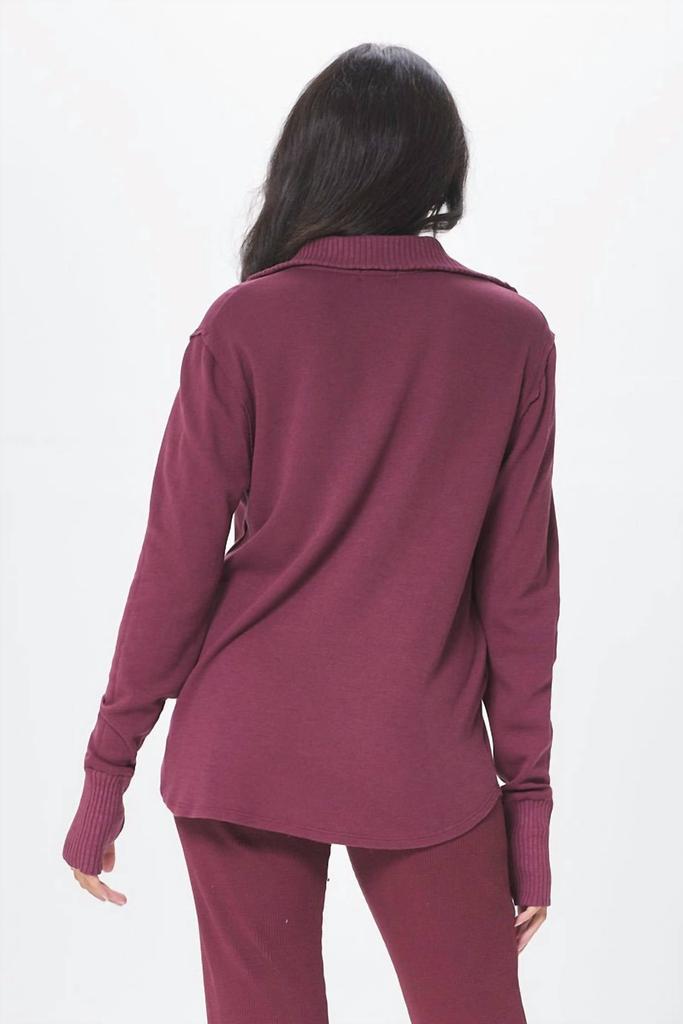 LAmade Lamade - Bonfire Zip Up Turtleneck Top