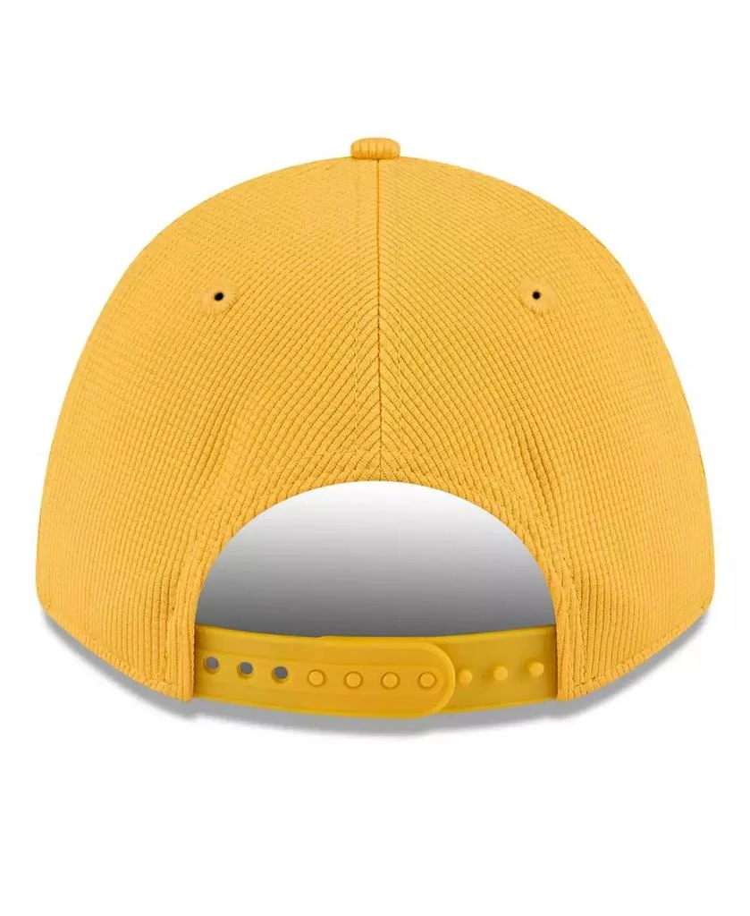 New Era Men's Gold San Diego Padres 2025 Spring Training 9FORTY Adjustable Hat 2