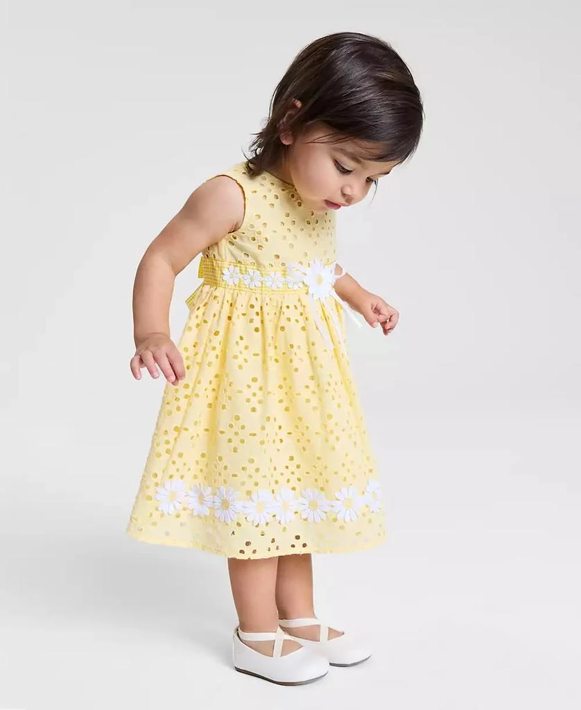 Blueberi Boulevard Baby Girls Daisy-Trim Eyelet Sundress 1