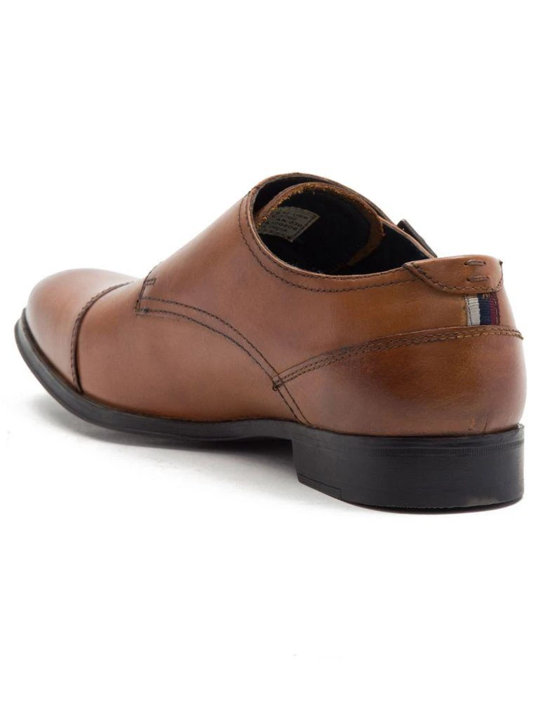 Thomas Crick THOMAS CRICK BOYCIE double monk strap formal leather shoes in tan 3