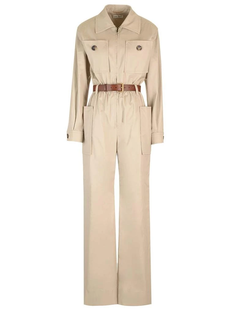 Yves Saint Laurent Cotton Twill Belted Tracksuit 1