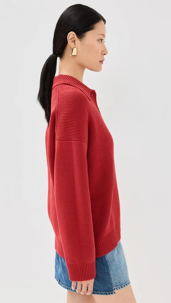 Reformation Brooklyn Cotton Polo Sweater 3