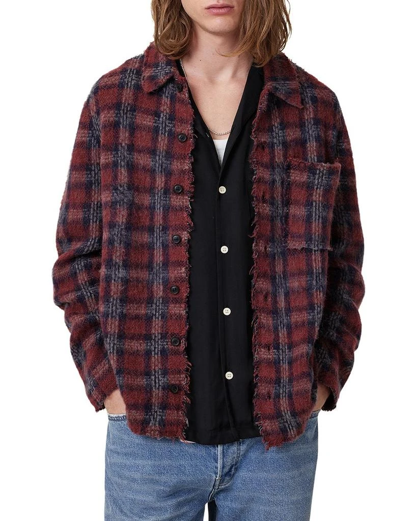 ALL SAINTS Austin Jacquard Checks Cardigan 1