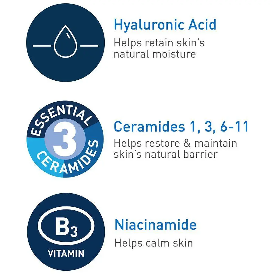 CeraVe Travel Size Foaming Face Cleanser for Normal to Oily Skin with Hyaluronic Acid 5