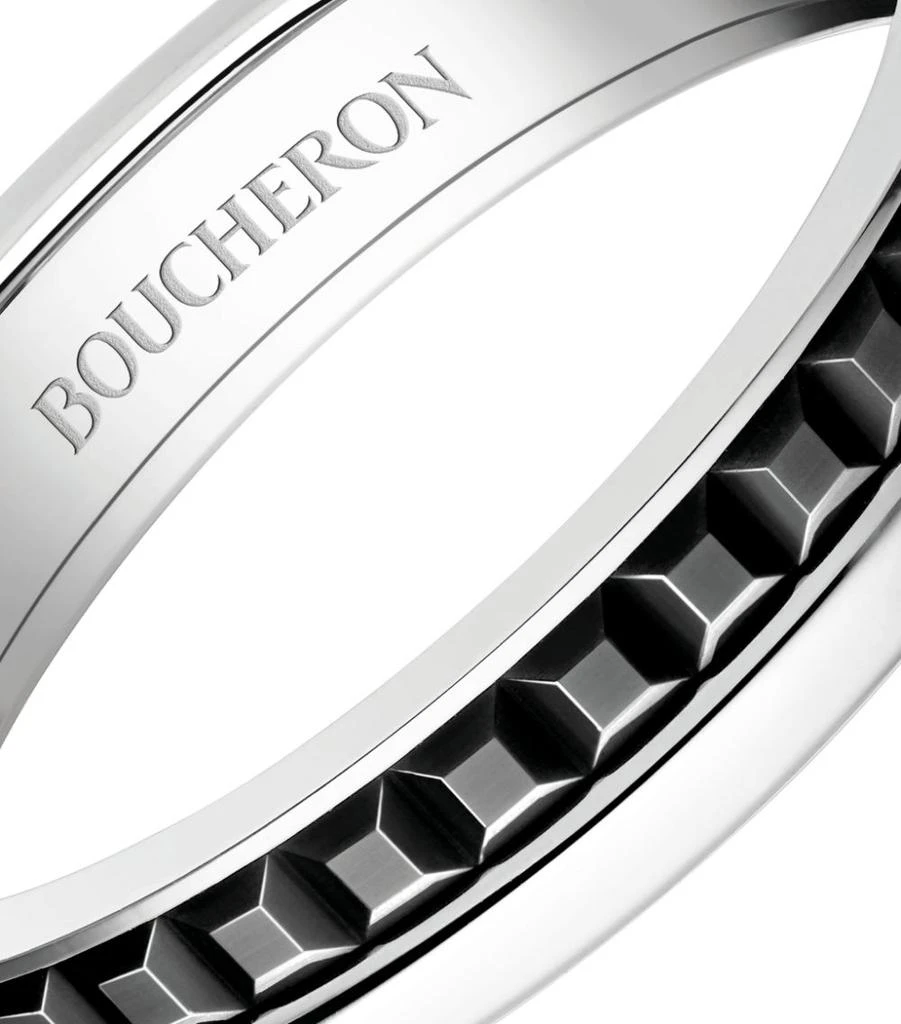 Boucheron White Gold Quatre Black Edition Wedding Band 3