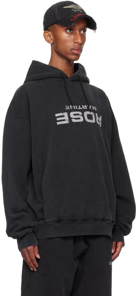 Martine Rose Black Classic Hoodie 2