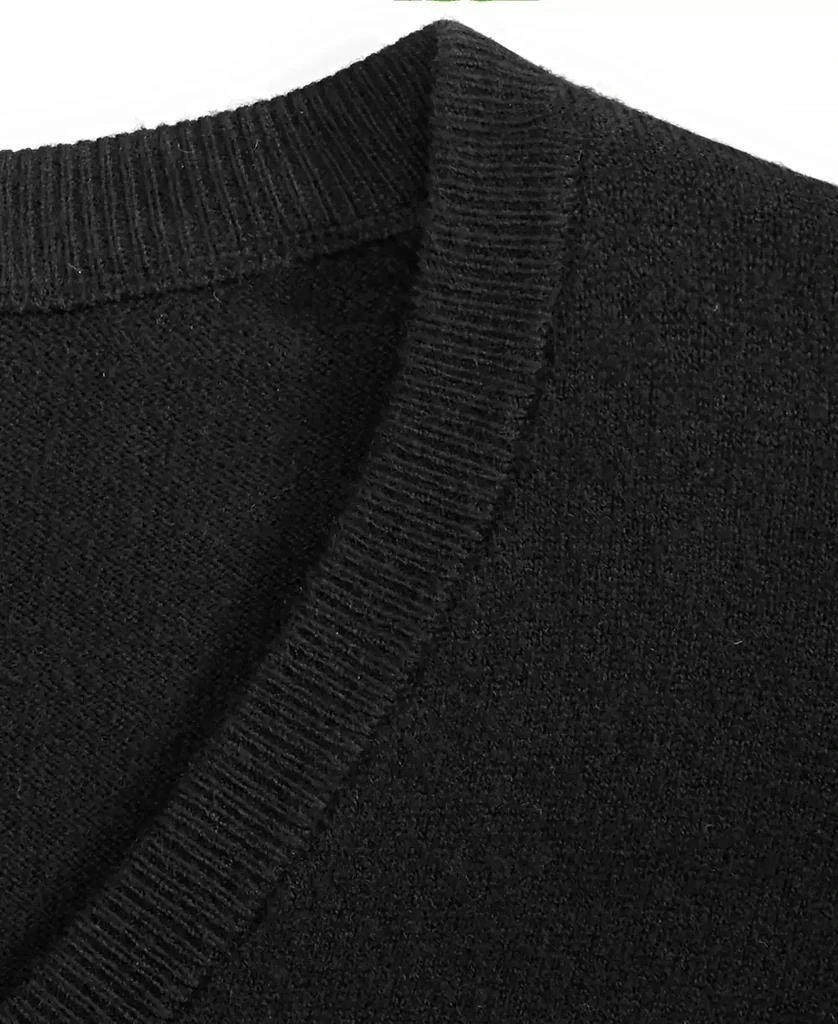Alfani Men's Solid V-Neck Cotton Sweater, Created for Macy's 3