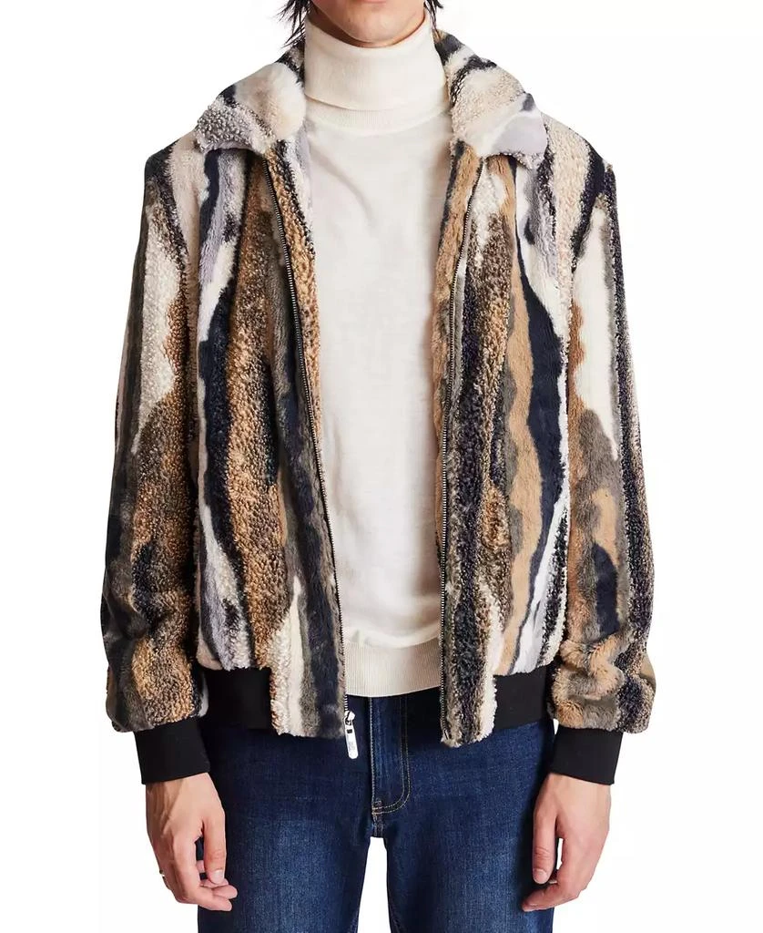 Paisley & Gray Men's Dorian Faux-Fur Bomber Jacket 1