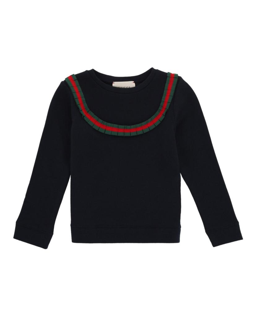 Gucci Kids Ruffled Cotton Sweater