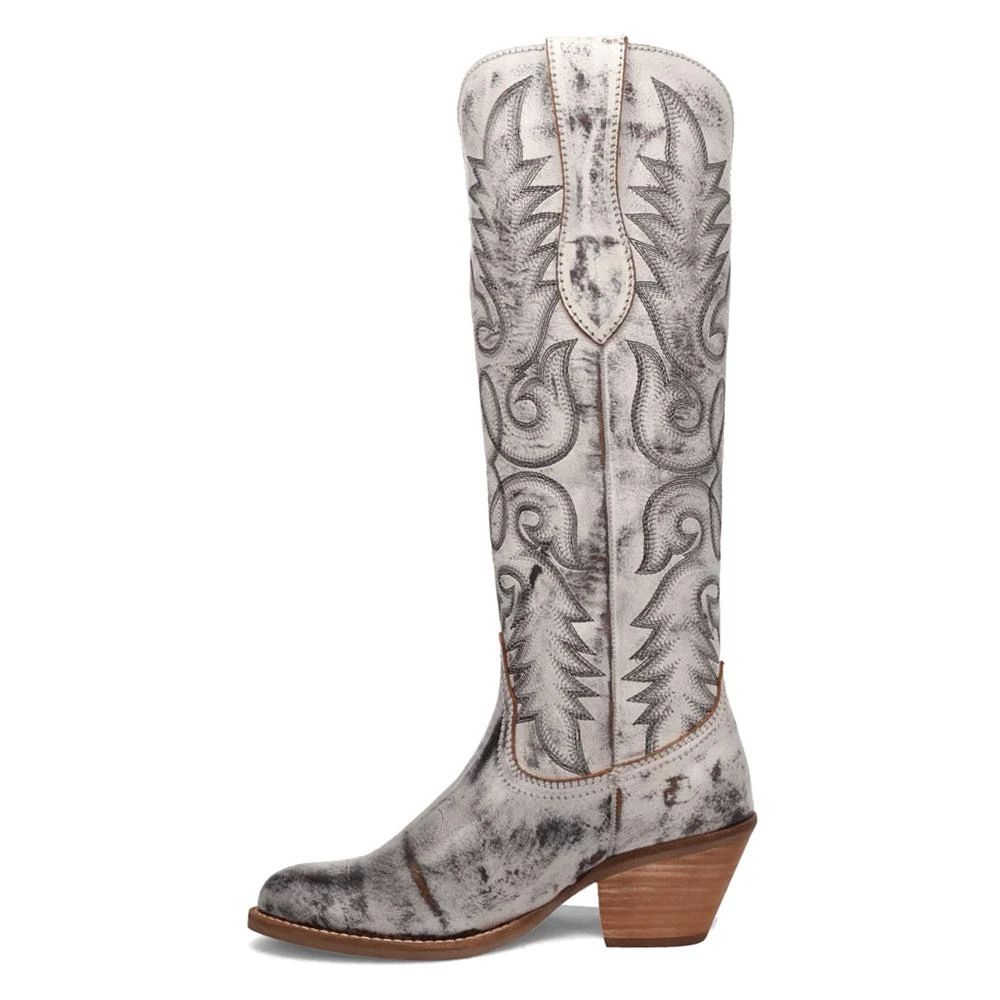 Dingo Faded Love Embroidered Round Toe Cowboy Boots 3