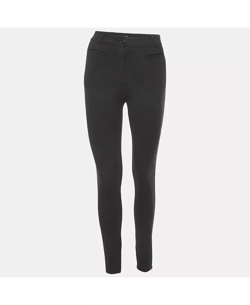 Pre-Owned Dolce
Gabbana Women
s Black Viscose Blend Stretch Slim Fit Trousers