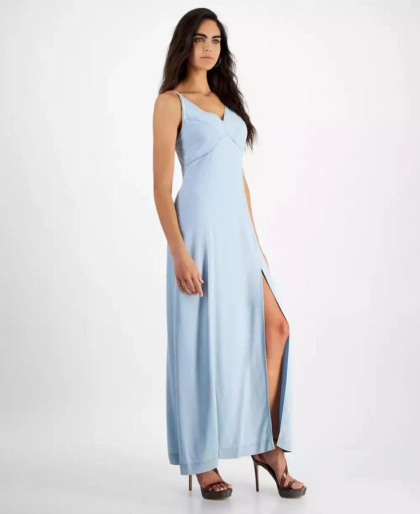 GUESS Women's Cruz Sleeveless Denim Maxi Dress 4