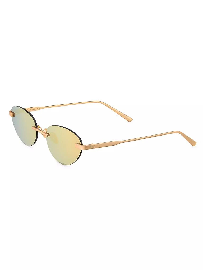 Elisa Johnson Core Trinity 55MM Oval Sunglasses 1