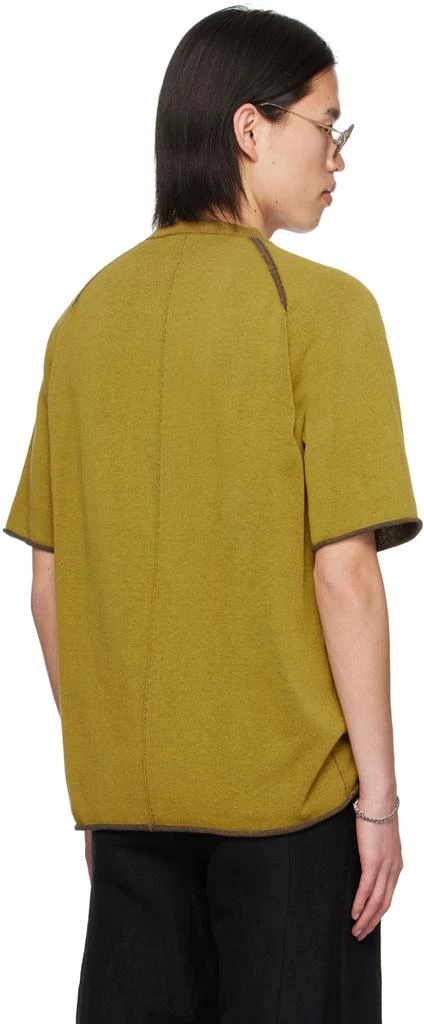 DEVOA Yellow Rolled Edge T-Shirt 3