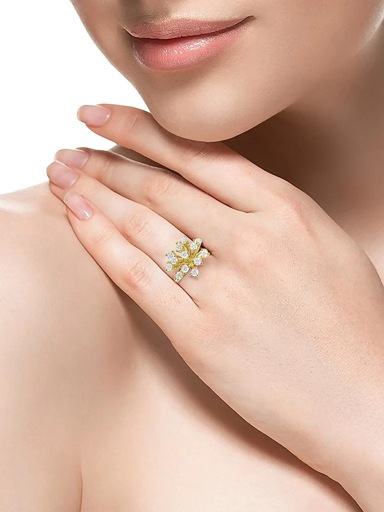 HUEB Luminus 18K Yellow Gold & 0.21 TCW Diamond Ring 2