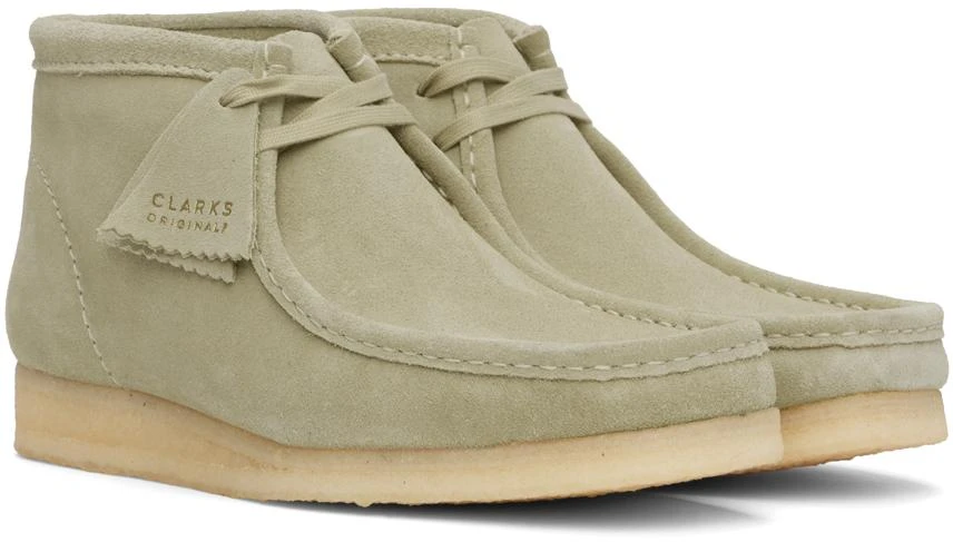 Clarks Beige Wallabee Boots 4