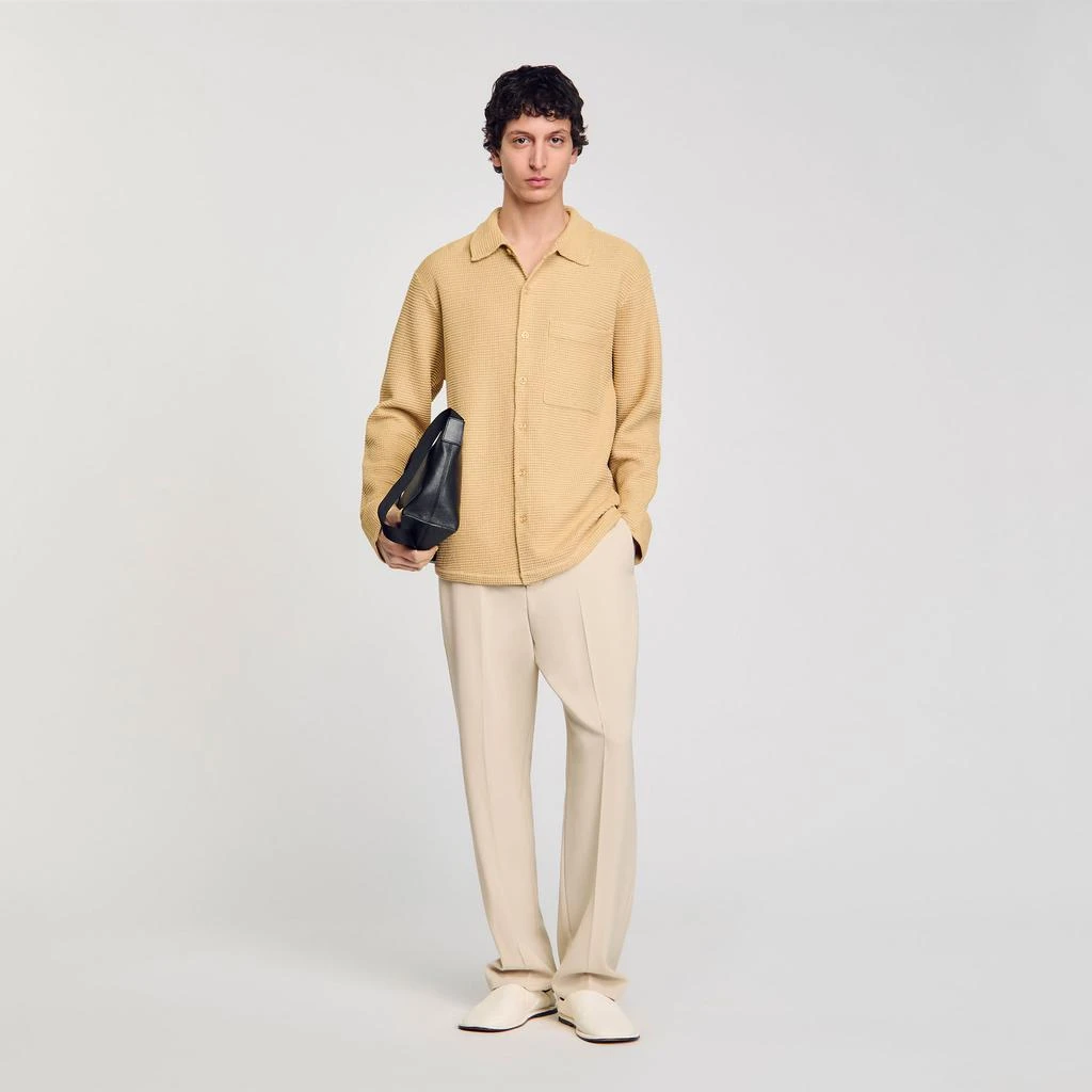 Sandro Oversized knit shirt 1