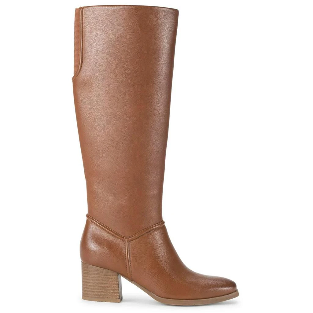 Baretraps Thalia Womens Faux Leather Almond Toe Knee-High Boots 2