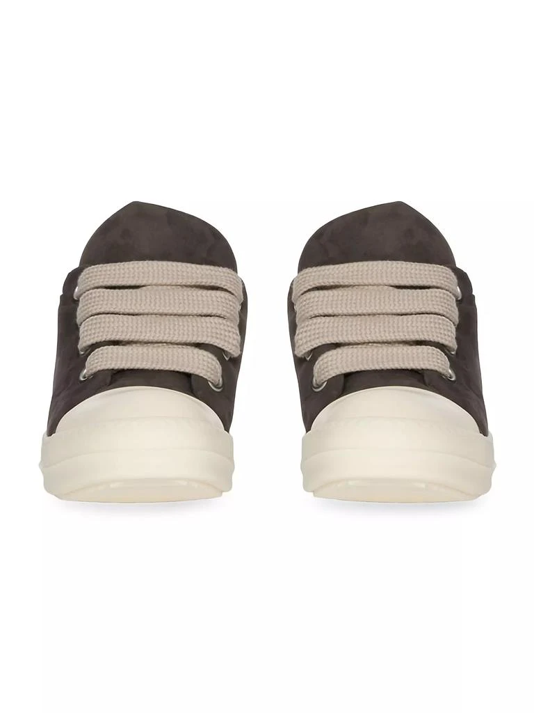 Rick Owens Jumbo Lace Padded Leather Sneakers 3