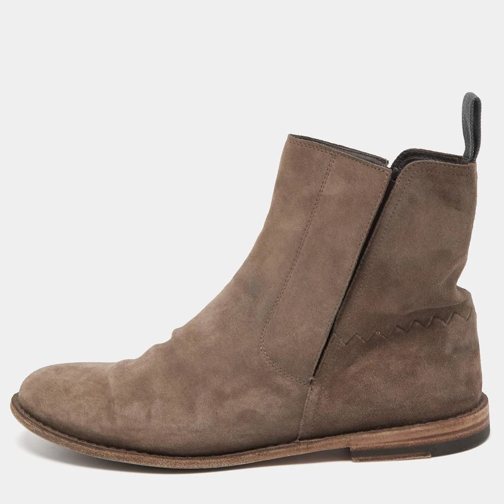 Bottega Veneta Bottega Veneta Brown Suede Voortrekking Jag Ankle Boots Size 40 1