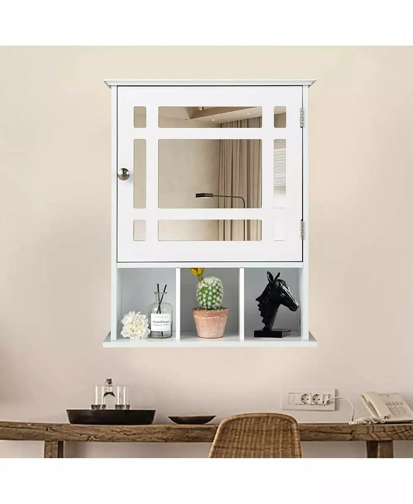 Volenca Wall Mounted and Mirrored Bathroom Cabinet 4