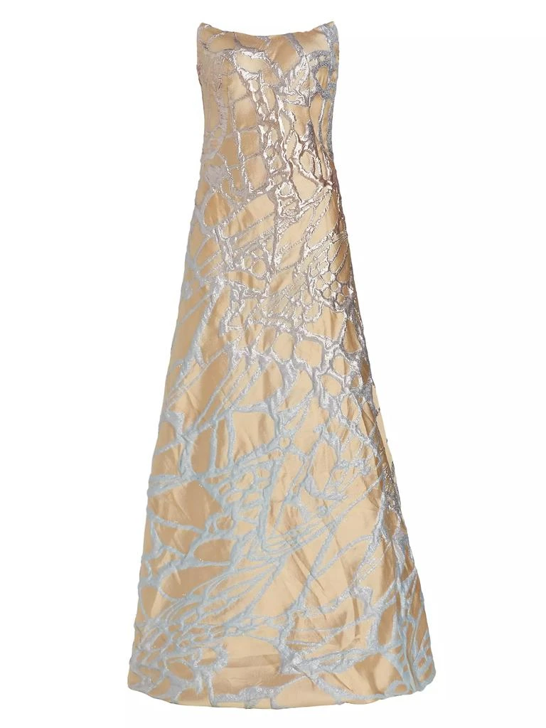 Rene Ruiz Collection Metallic A-Line Gown 1