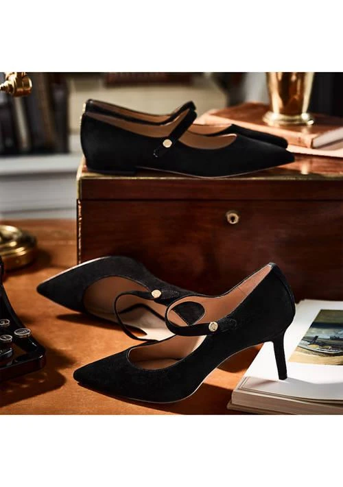 Ralph Lauren Ralph Lauren Lanette Suede Mary Jane Pumps 1