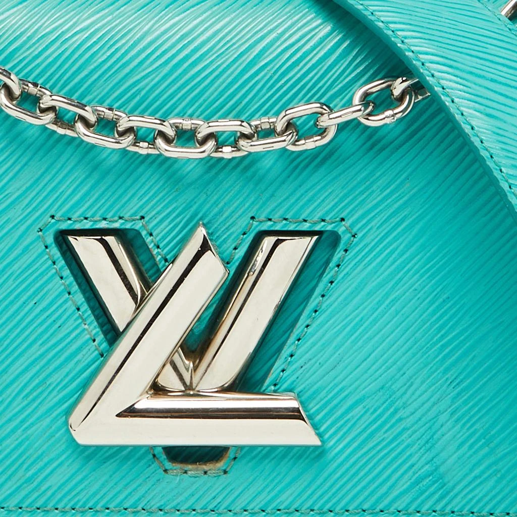 Louis Vuitton Louis Vuitton Turquoise Epi Leather Twist PM Bag 6