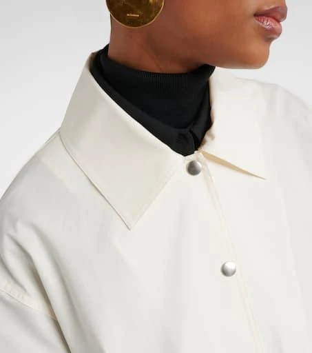 Jil Sander Logo cotton shirt jacket 4