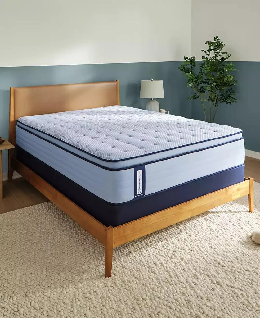 Sealy Posturepedic Seafield 14" Medium Euro Pillowtop Mattress Set - 1