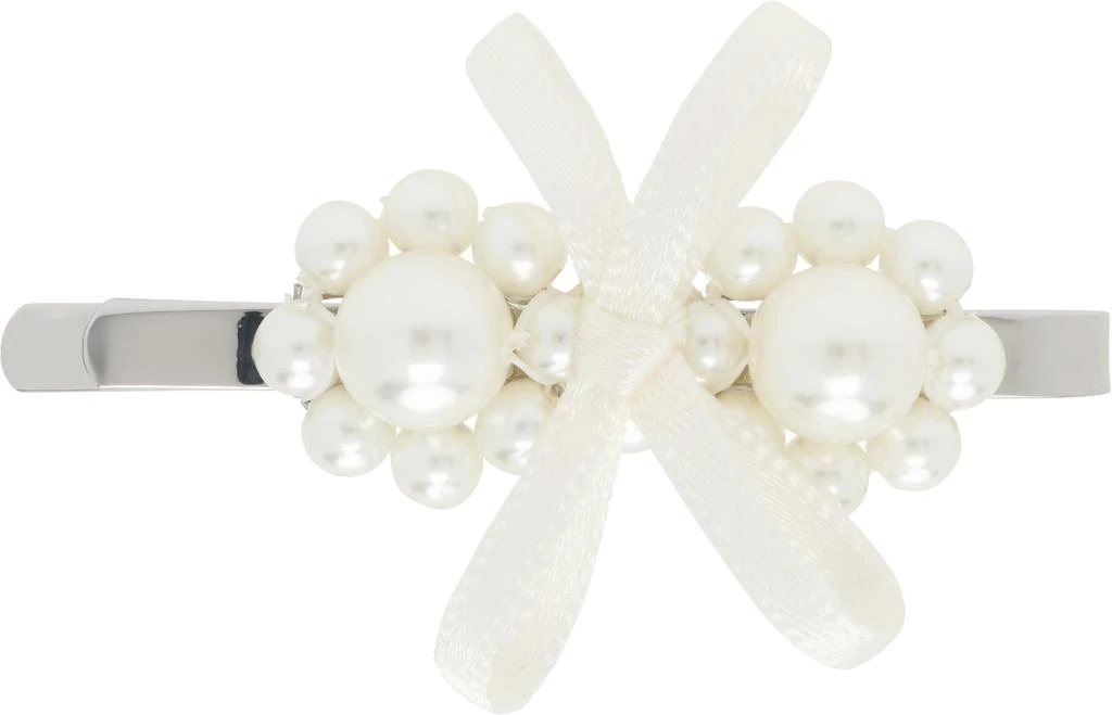 Pink Petite Bow Mini Flower Hair Clip – On Sale Now with Up  display picture 2