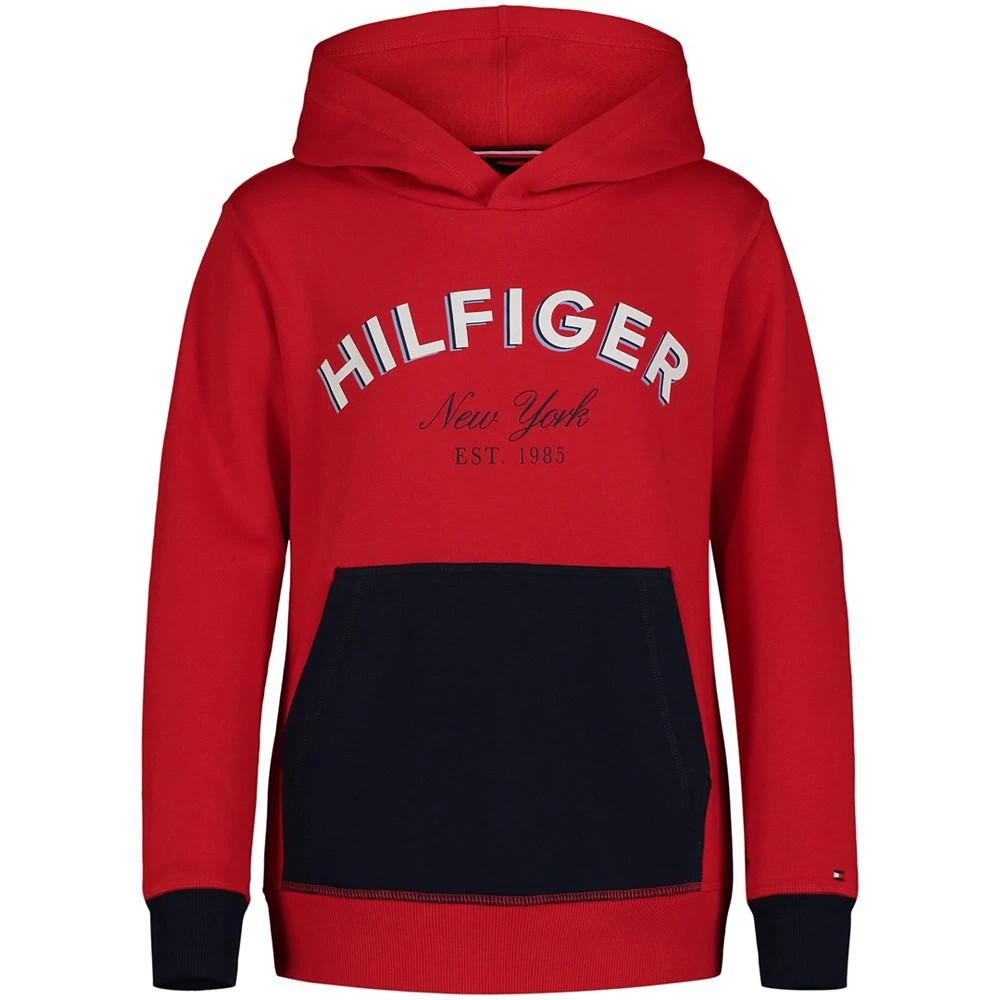 Tommy Hilfiger Toddler Boys Triple Hilfiger Pullover Hoodie 1