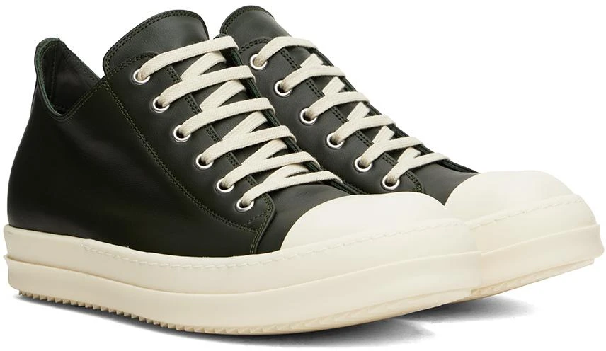 Rick Owens Green Porterville Low Sneakers 4